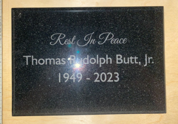 Granite Engraved Plaque Memorial